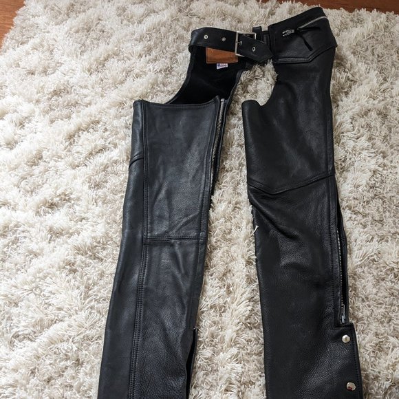 Women's Genuine Walter Dyer Leather Chaps - Picture 1 of 1